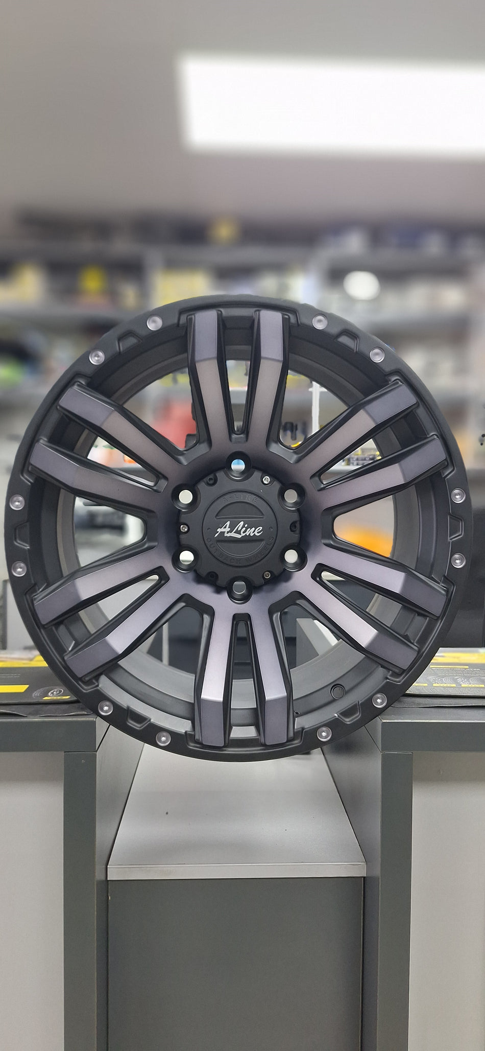 Scavenger 6/139/17"/17X9/ET-10 Satin Black Tint Smoke (PRICE PER SET)