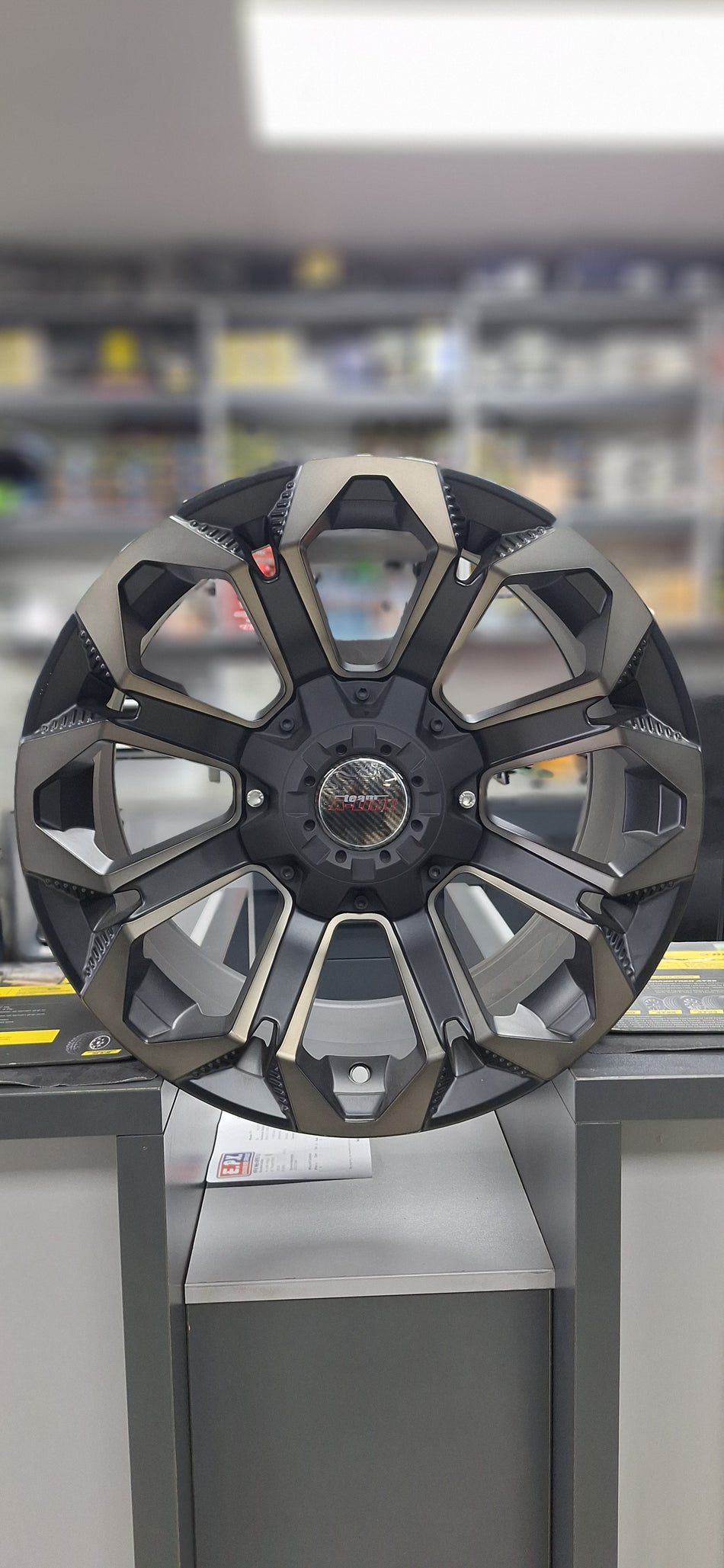 Hurricane 6/139/17"/17X9/ET-10 Satin Black Tint (PRICE PER SET)