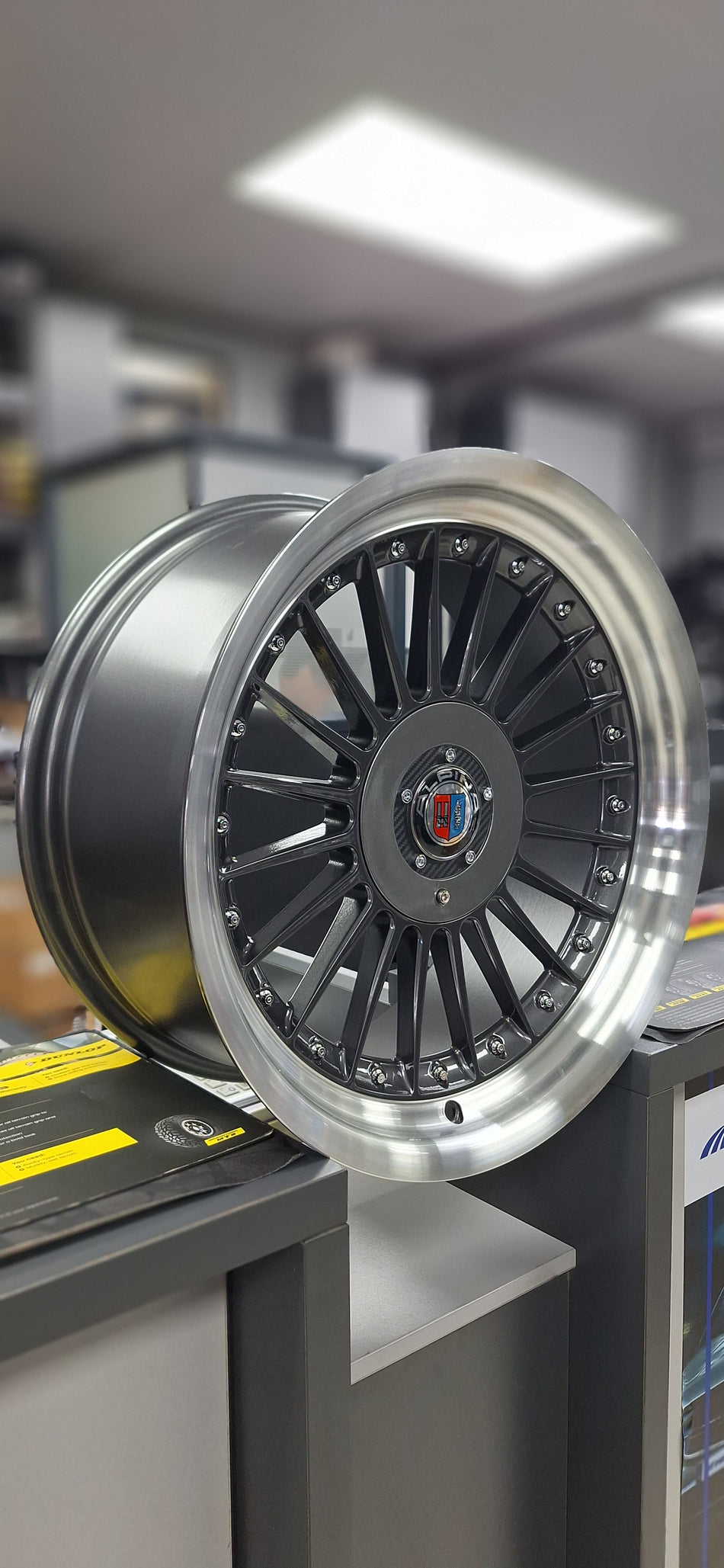 4/100-5/100/17"/17X8J/ET20 Alpina Gunmetal (Price Per Set)