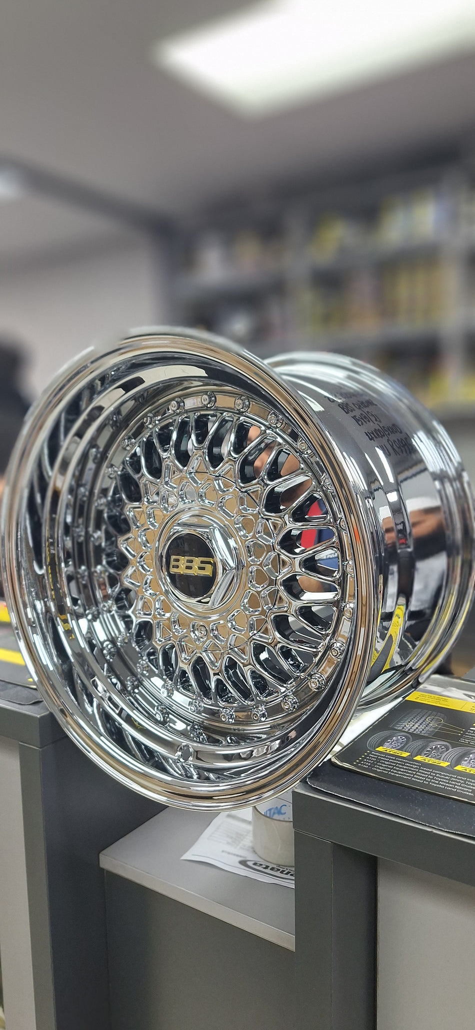 4/100/5/100/15"/15X8J/9J BBS CHROME (PRICE PER SET)