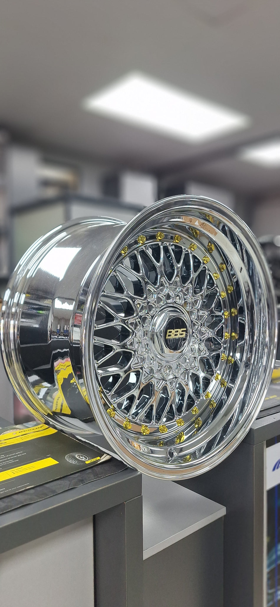 BBS CHROME 4/100-5/100/17"/17X8.5/10J/ET15 (PRICE PER SET)