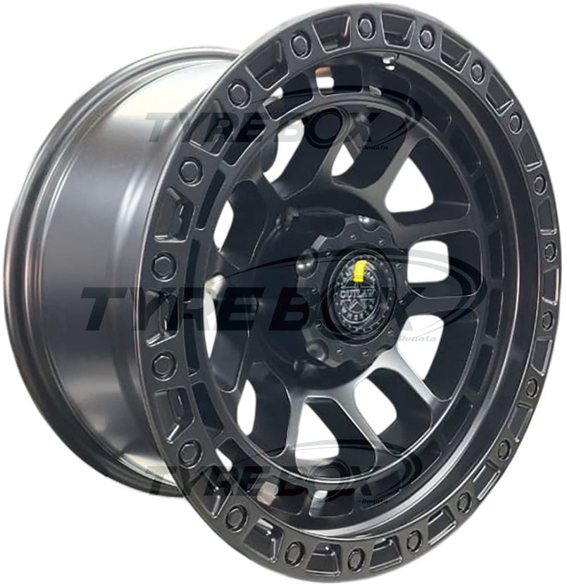 5/150/17"/17X9.0/ET-12 GIBB MATT BLACK (PRICE FOR SET OF 5)
