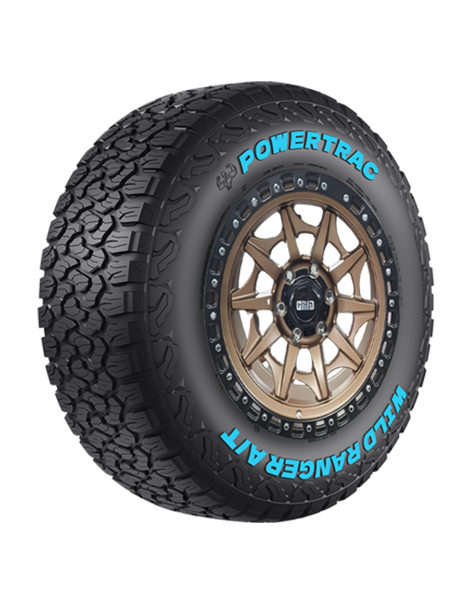 6/139/17"/17X9J/ET-10 with 265/65R17 Powertrac Wildranger A/T 112S