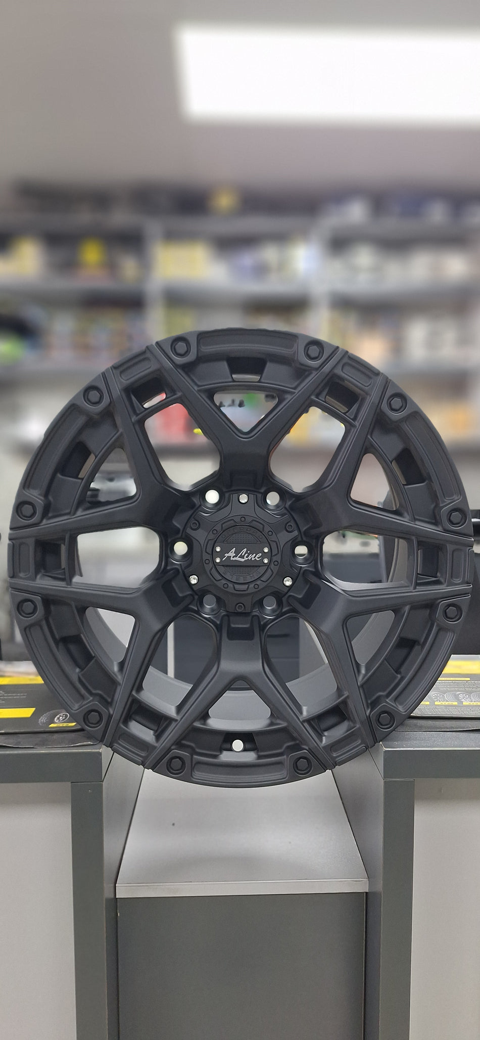 Mega 6/139/17"/17X9/ET-20 SATIN BLACK (PRICE PER SET)