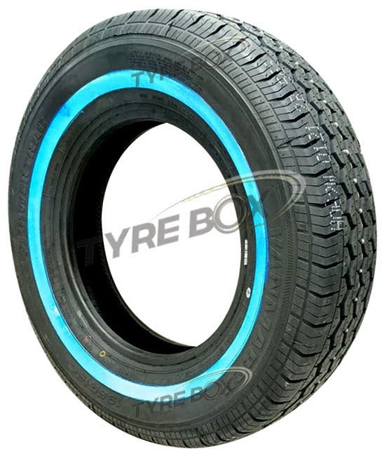 Powertrac Vanmarch 205/75R14C 109/107R White Side Wall