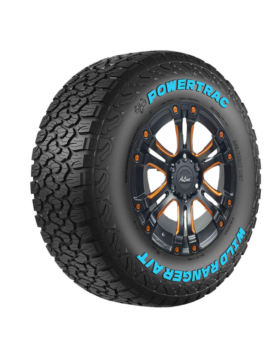 6/139/17"/17X9J/ET10 Granite with 265/65R17 Powertrac Wildranger