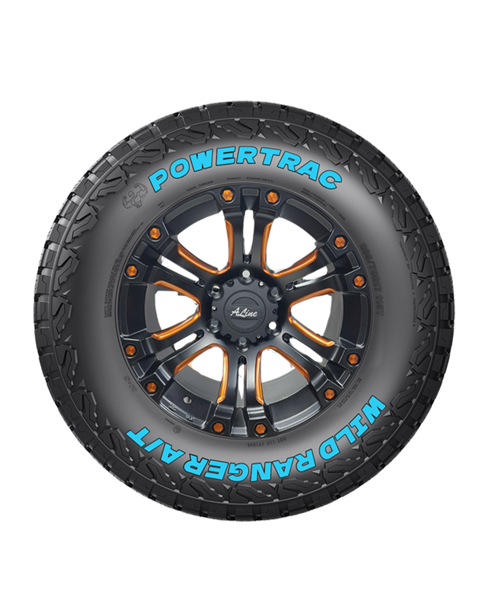 6/139/17"/17X9J/ET10 Granite with 265/65R17 Powertrac Wildranger