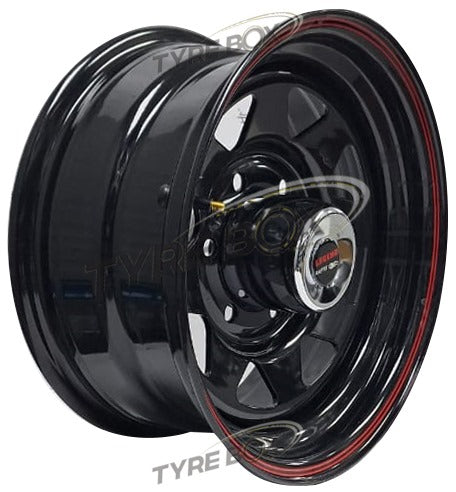 6/139/15X7 Trailduster Black 15X7.0 ET-3