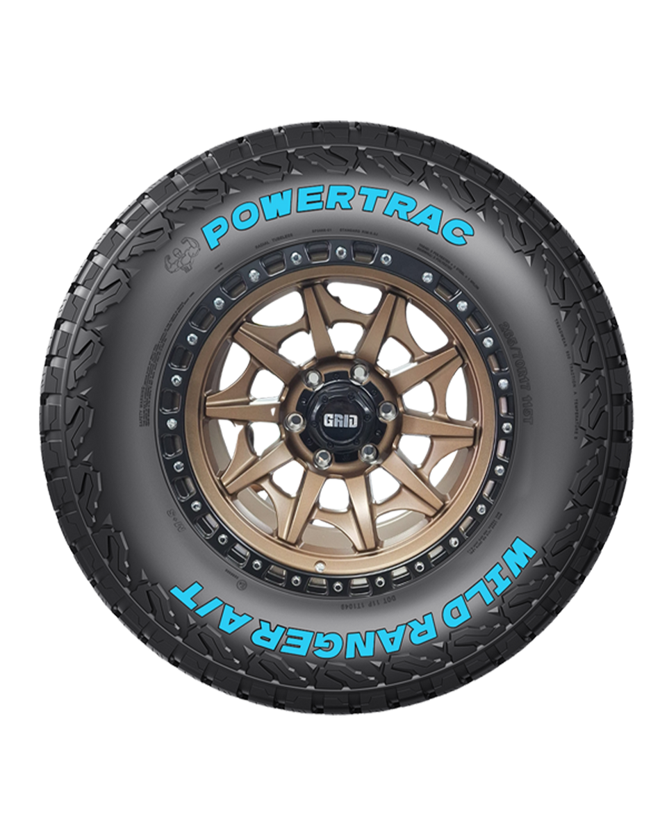 6/139/17"/17X9J/ET-10 with 265/65R17 Powertrac Wildranger A/T 112S