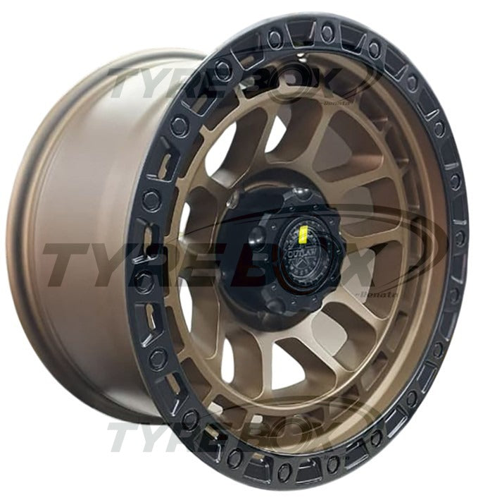 5/150/17"/17x9.0/ET-12 GIBB MATT BRONZE WITH BLACK LIP (PRICE FOR SET OF 5)